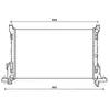 Radiateur, refroidissement du moteur RT2625 Ava Quality Cooling RT2625