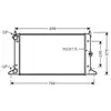 Radiateur, refroidissement du moteur VNA2188 Ava Quality Cooling VNA2188