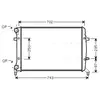 Radiateur, refroidissement du moteur VNA2272 Ava Quality Cooling VNA2272
