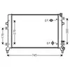 Radiateur, refroidissement du moteur VN2295 Ava Quality Cooling VN2295