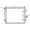 Radiateur, refroidissement du moteur VN2208 Ava Quality Cooling VN2208