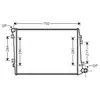 Radiateur, refroidissement du moteur VN2224 Ava Quality Cooling VN2224