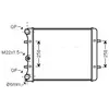 Radiateur, refroidissement du moteur VN2152 Ava Quality Cooling VN2152