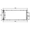 Radiateur, refroidissement du moteur VN2094 Ava Quality Cooling VN2094