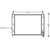 Radiateur, refroidissement du moteur VNA2034 Ava Quality Cooling VNA2034