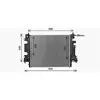 Radiateur, refroidissement du moteur RT2659 Ava Quality Cooling RT2659