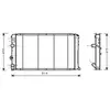 Radiateur, refroidissement du moteur RT2263 Ava Quality Cooling RT2263