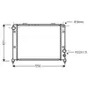 Radiateur, refroidissement du moteur AL2035 Ava Quality Cooling AL2035