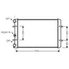 Radiateur, refroidissement du moteur AI2155 Ava Quality Cooling AI2155