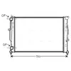 Radiateur, refroidissement du moteur AI2189 Ava Quality Cooling AI2189