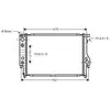 Radiateur, refroidissement du moteur BW2092 Ava Quality Cooling BW2092