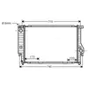 Radiateur, refroidissement du moteur BW2133 Ava Quality Cooling BW2133
