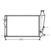 Radiateur, refroidissement du moteur CN2011 Ava Quality Cooling CN2011