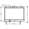 Radiateur, refroidissement du moteur AU2120 Ava Quality Cooling AU2120