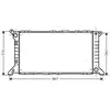 Radiateur, refroidissement du moteur FD2206 Ava Quality Cooling FD2206