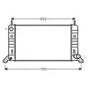 Radiateur, refroidissement du moteur FD2078 Ava Quality Cooling FD2078