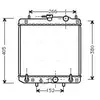 Radiateur, refroidissement du moteur DU2045 Ava Quality Cooling DU2045
