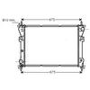Radiateur, refroidissement du moteur FD2319 Ava Quality Cooling FD2319