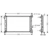 Radiateur, refroidissement du moteur FD2265 Ava Quality Cooling FD2265