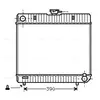 Radiateur, refroidissement du moteur MS2042 Ava Quality Cooling MS2042