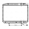 Radiateur, refroidissement du moteur MS2070 Ava Quality Cooling MS2070