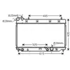 Radiateur, refroidissement du moteur HD2195 Ava Quality Cooling HD2195