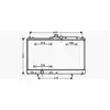 Radiateur, refroidissement du moteur MT2195 Ava Quality Cooling MT2195