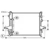 Radiateur, refroidissement du moteur VO2133 Ava Quality Cooling VO2133