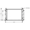 Radiateur, refroidissement du moteur SB2026 Ava Quality Cooling SB2026