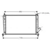 Radiateur, refroidissement du moteur SB2035 Ava Quality Cooling SB2035
