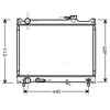 Radiateur, refroidissement du moteur SZ2047 Ava Quality Cooling SZ2047