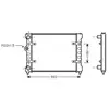 Radiateur, refroidissement du moteur ST2023 Ava Quality Cooling ST2023