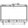 Radiateur, refroidissement du moteur TO2140 Ava Quality Cooling TO2140
