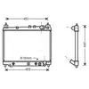Radiateur, refroidissement du moteur TO2259 Ava Quality Cooling TO2259