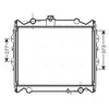Radiateur, refroidissement du moteur TO2248 Ava Quality Cooling TO2248