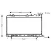 Radiateur, refroidissement du moteur SU2048 Ava Quality Cooling SU2048