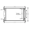 Radiateur, refroidissement du moteur AI2202 Ava Quality Cooling AI2202