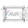 Radiateur, refroidissement du moteur AI2203 Ava Quality Cooling AI2203