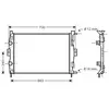 Radiateur, refroidissement du moteur RT2306 Ava Quality Cooling RT2306