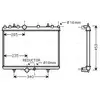 Radiateur, refroidissement du moteur PE2269 Ava Quality Cooling PE2269