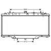 Radiateur, refroidissement du moteur DN2246 Ava Quality Cooling DN2246