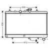 Radiateur, refroidissement du moteur KA2054 Ava Quality Cooling KA2054