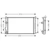 Radiateur, refroidissement du moteur RTA2322 Ava Quality Cooling RTA2322