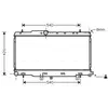 Radiateur, refroidissement du moteur SU2057 Ava Quality Cooling SU2057