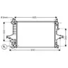 Radiateur, refroidissement du moteur VO2115 Ava Quality Cooling VO2115