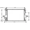 Radiateur, refroidissement du moteur VO2117 Ava Quality Cooling VO2117