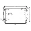 Radiateur, refroidissement du moteur AI2246 Ava Quality Cooling AI2246