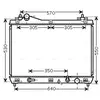 Radiateur, refroidissement du moteur SZ2102 Ava Quality Cooling SZ2102