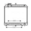 Radiateur, refroidissement du moteur MSA2127 Ava Quality Cooling MSA2127