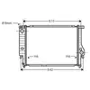 Radiateur, refroidissement du moteur BW2167 Ava Quality Cooling BW2167